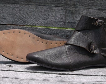 Viking 2 Toggle Boots Reinforced Heel Mens Dark Brown - Etsy display picture 2