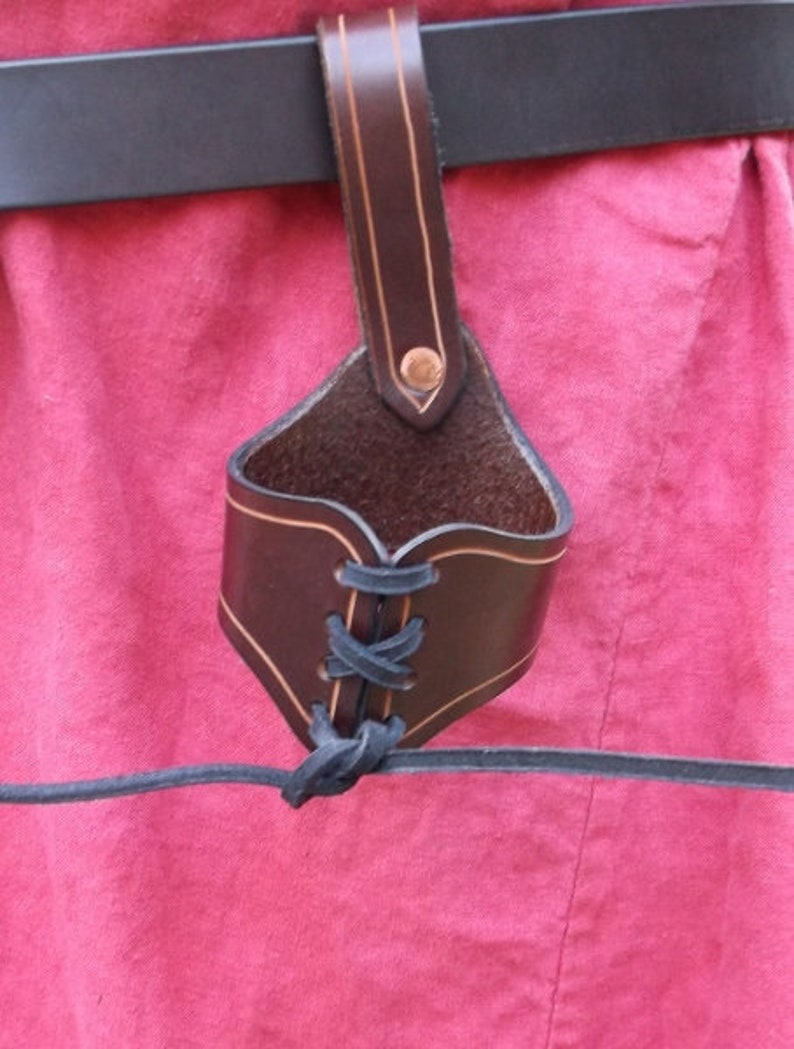 Drinking Horn Belt Frog Viking Horn Holster Viking Drinking Etsy