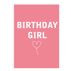 Tarjeta de cumpleaños para niña, feliz cumpleaños para niña, tipografía en negrita, tarjeta de cumpleaños, tipografía, cumpleaños para niños, cumpleaños para niña, tarjeta encantadora