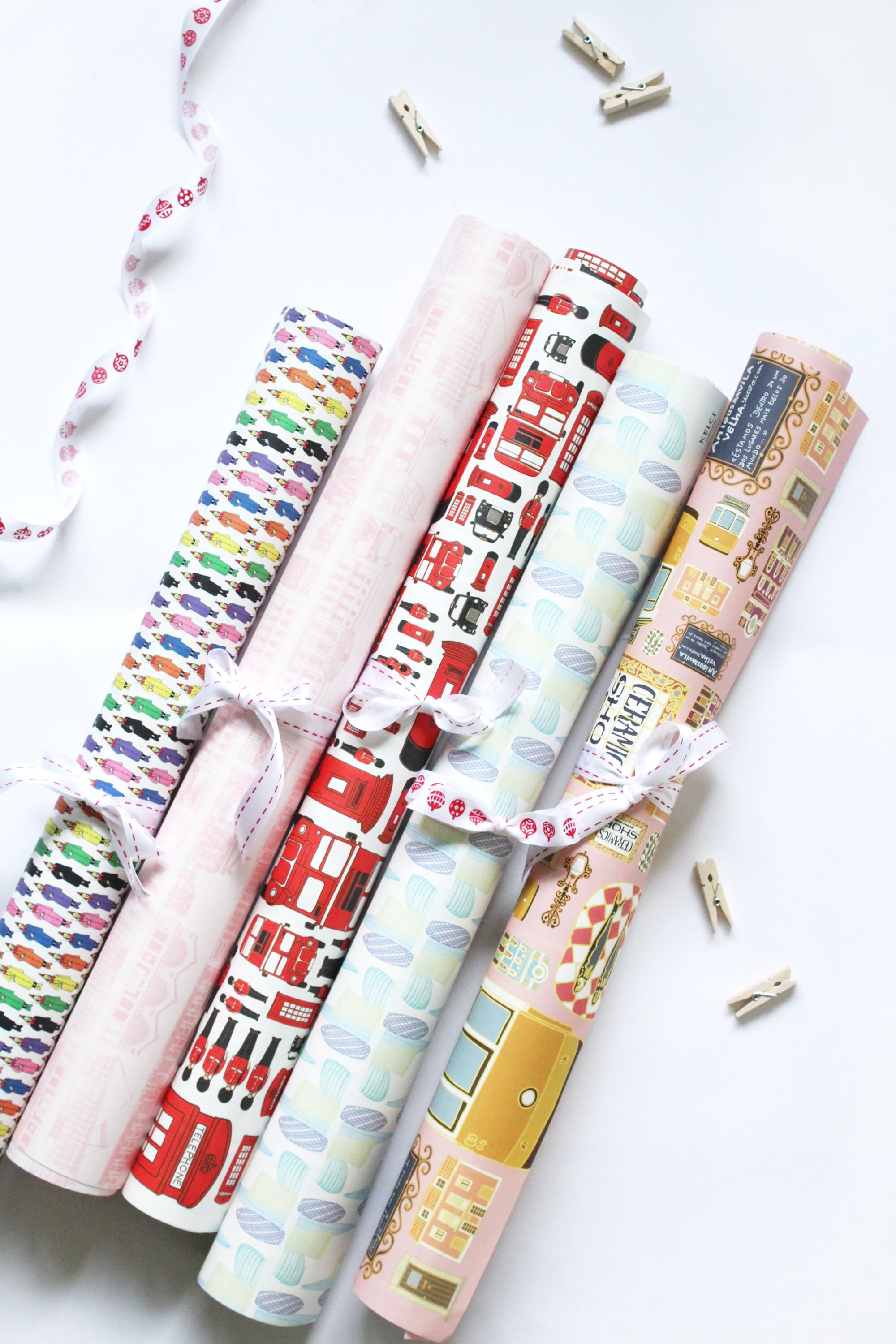 10 Wrapping Papers Gift Wrap Clearance Sale Patterned Gift Etsy