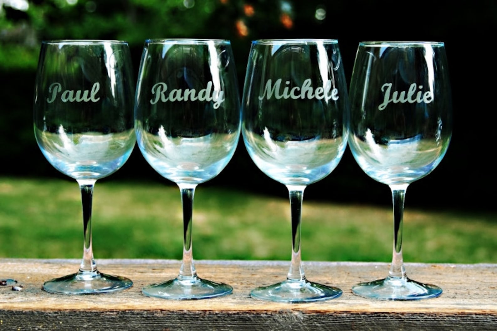 Personalized Wine Glasses Wedding Glasses Bridesmaid Etsy