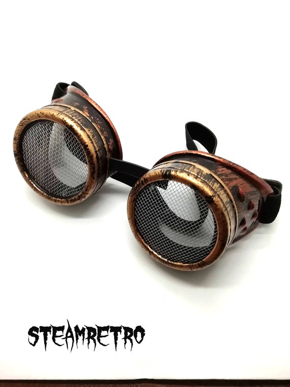 Steampunk gafas steampunk dieselpunk gafas dieselpunk gafas burningman gafas  madmax gafas post apocolípticas cybergoth -  México