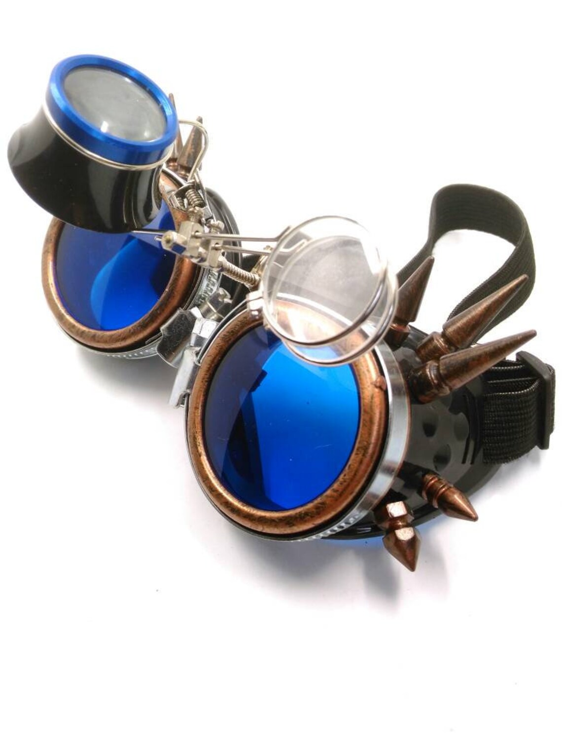 dark blue goggles