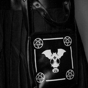 Gothic Pentagram Skirt Gothic Skirt With Bag Womens Black Skirt Skirt ...