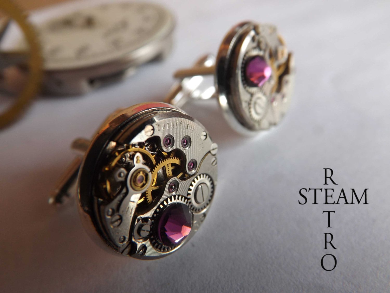 Spilla Steampunk Libellula Con Ingranaggi | Argento, Grande, Fantasia, Fatta A Mano Nel Regno Unito