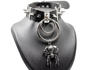 Shelob Choker - Goth Choker - Gothic Choker - Spider Choker - Spider Necklace - Spider Jewellery - Emo Choker - Goth