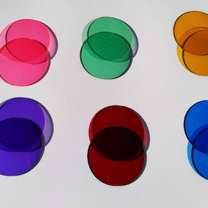 Goggle supplies: colour lenses for Steampunk goggles - filter lenses - steampunk goggle lenses - goggle filters - coloured lenses - lenses