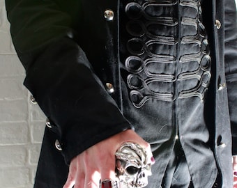 gothic coat - gothic tailcoat - mens gothic coat - gothic jacket - black coat - vampire coat - gothic tail coat by Steamretro - goth