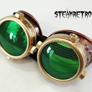 steampunk - steampunk goggles - cybergoth goggles - goggles - welding goggles - LARP goggles - cosplay goggles - cyberpunk - dieselpunk