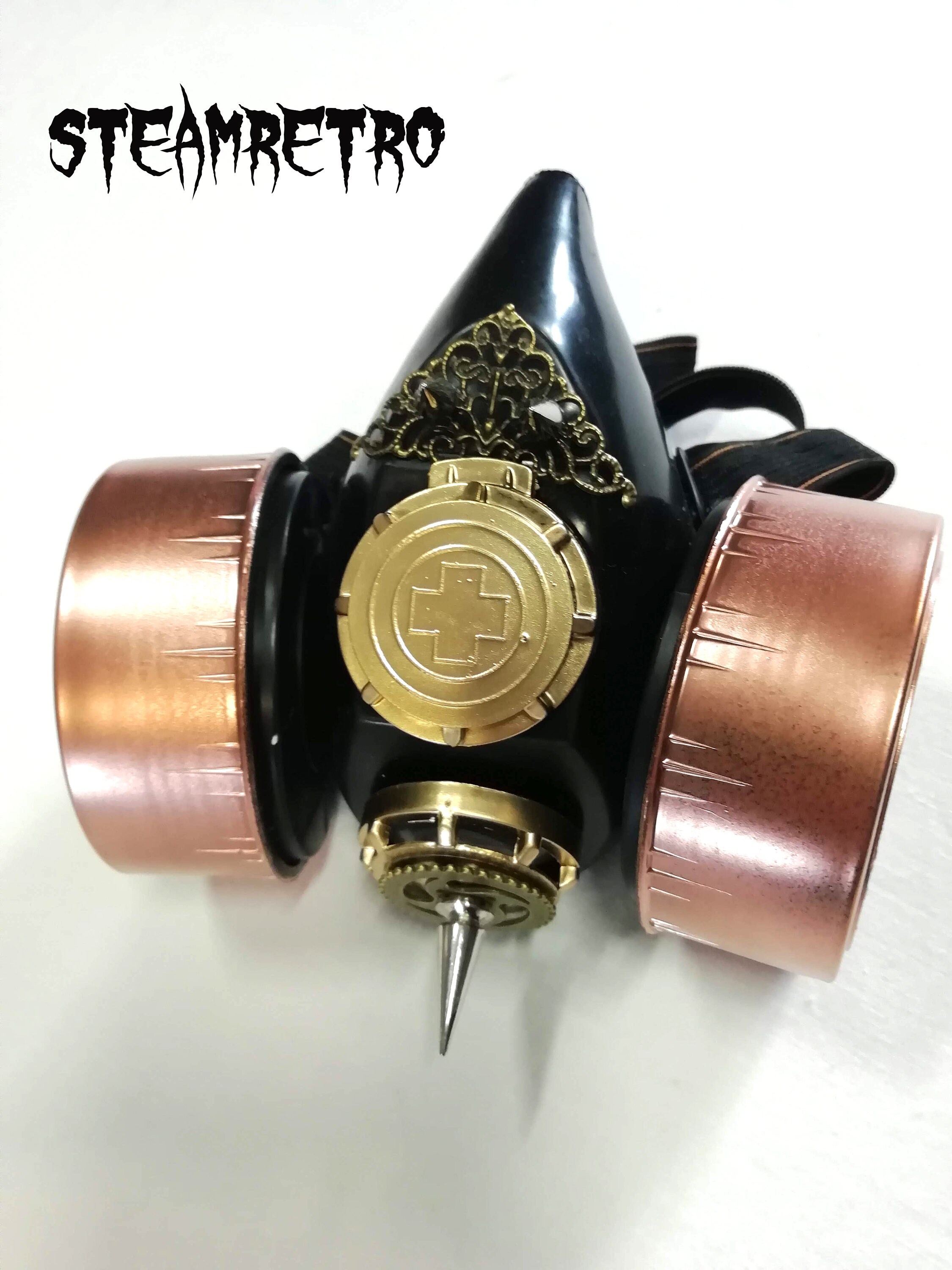 Fallout Wasteland Máscara de gas funcional máscara Steampunk Etsy