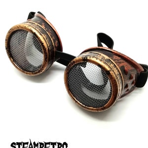 steampunk steampunk goggles dieselpunk dieselpunk goggles burningman goggles madmax goggles post apocolyptic goggles cybergoth image 7