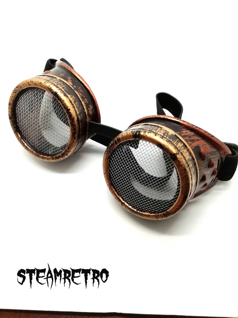 steampunk steampunk goggles dieselpunk dieselpunk goggles burningman goggles madmax goggles post apocolyptic goggles cybergoth image 7