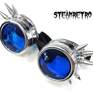 steampunk - goggles - steampunk goggles - welding goggles - cybergoth - cyberpunk - dieselpunk - red goggles - blue goggles - green goggles