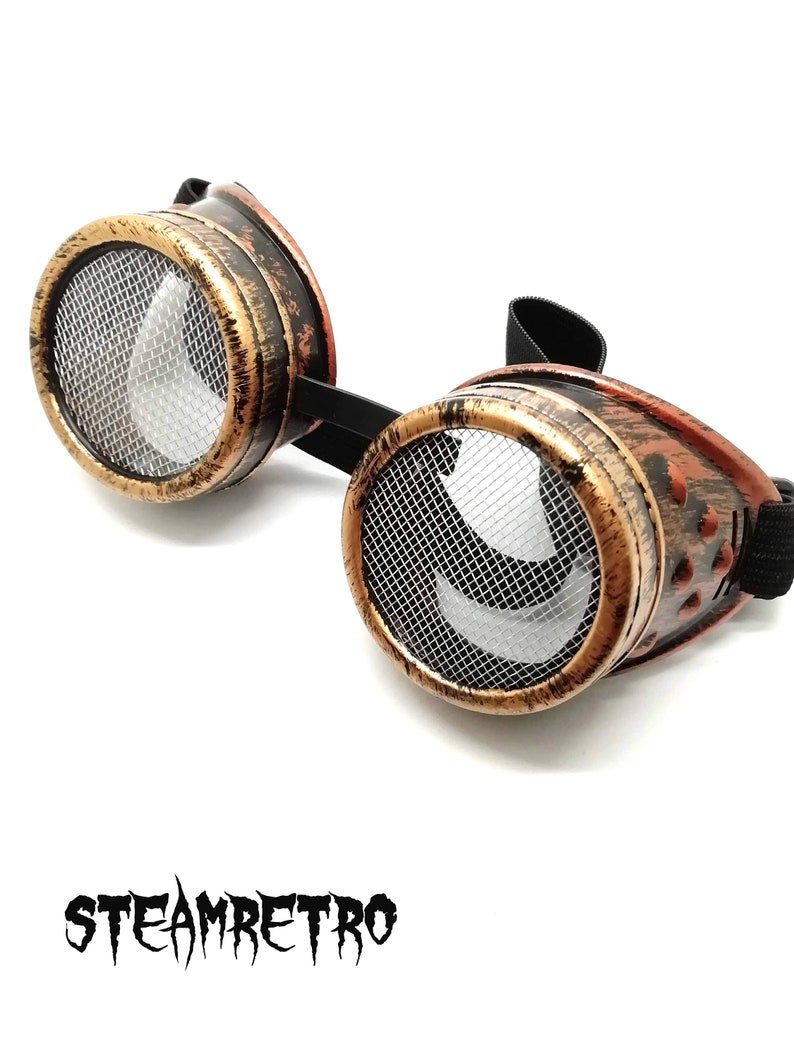 steampunk steampunk goggles dieselpunk dieselpunk goggles burningman goggles madmax goggles post apocolyptic goggles cybergoth image 6