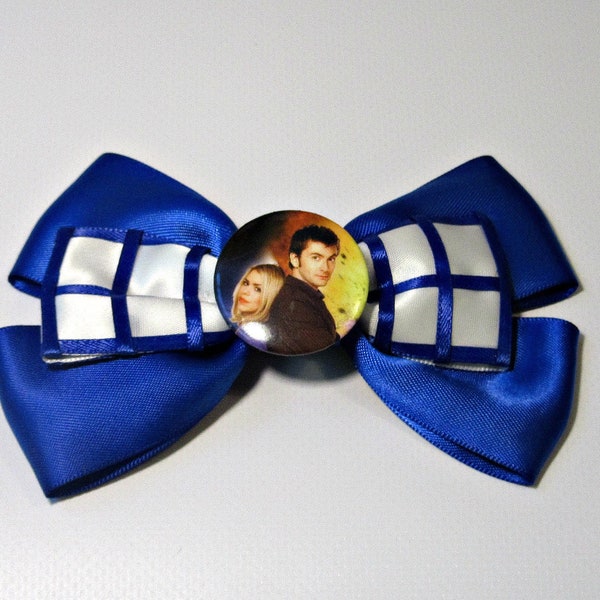Tardis Doctor Who Inspired Cosplay Hair Bow