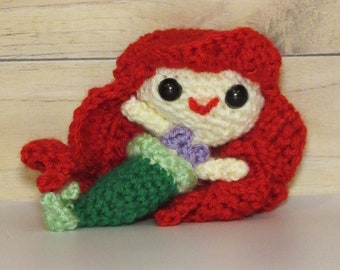 Ariel The Little Mermaid Princess Pal Amigurumi Crochet Doll