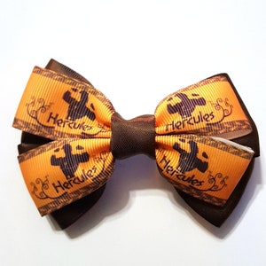 Hercules the Hero Grosgrain Cosplay Hair Bow Disneybound