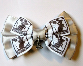 Remy Ratatouille Sign Grosgrain Cosplay Hair Bow Disneybound