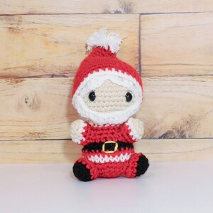 Santa Claus Christmas Cuties Amigurumi Crochet Doll. North Pole Kris Kringle