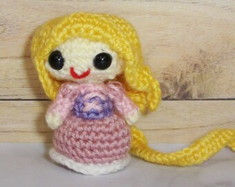 Rapunzel Tangled Princess Pal Amigurumi Crochet Doll