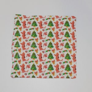 How the Grinch Stole Christmas Max Fabric Coffee Coaster. Christmas dog
