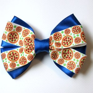 Pizza Party Hair Bow Cosplay Pizza Night