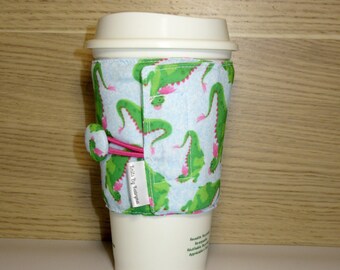 Elliot Pete's Dragon Fabric Reusable Coffee Cozy Sleeve
