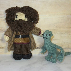 Hagrid Magical Mates Amigurumi Crochet Doll Harry Potter image 1