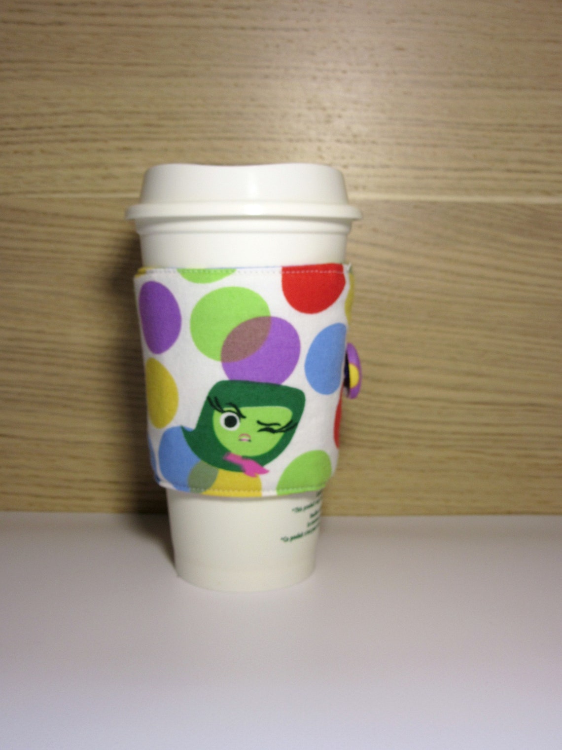 Inside Out Core Memory Balls Fabric Reusable Coffee Cozy Etsy Norway