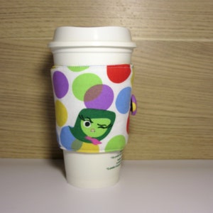 Inside Out Core Memory Balls Fabric Reusable Coffee Cozy Sleeve - Etsy ...