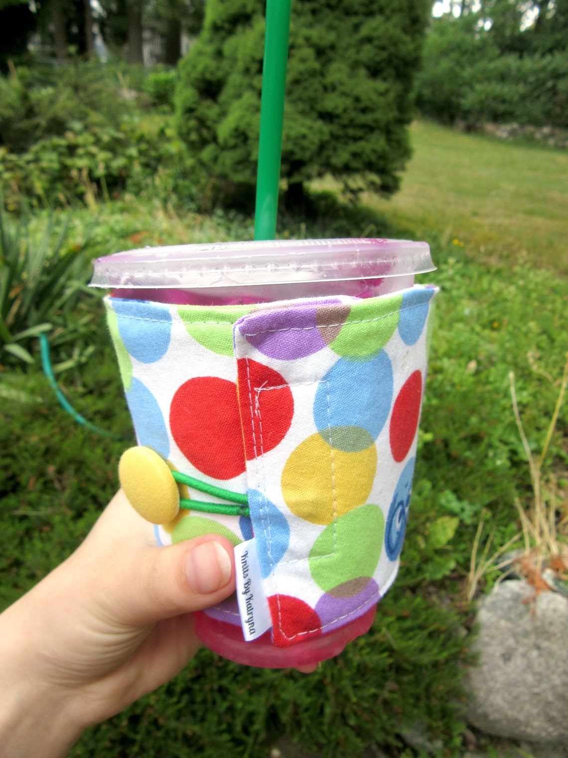 Inside Out Core Memory Balls Fabric Reusable Coffee Cozy Etsy Norway