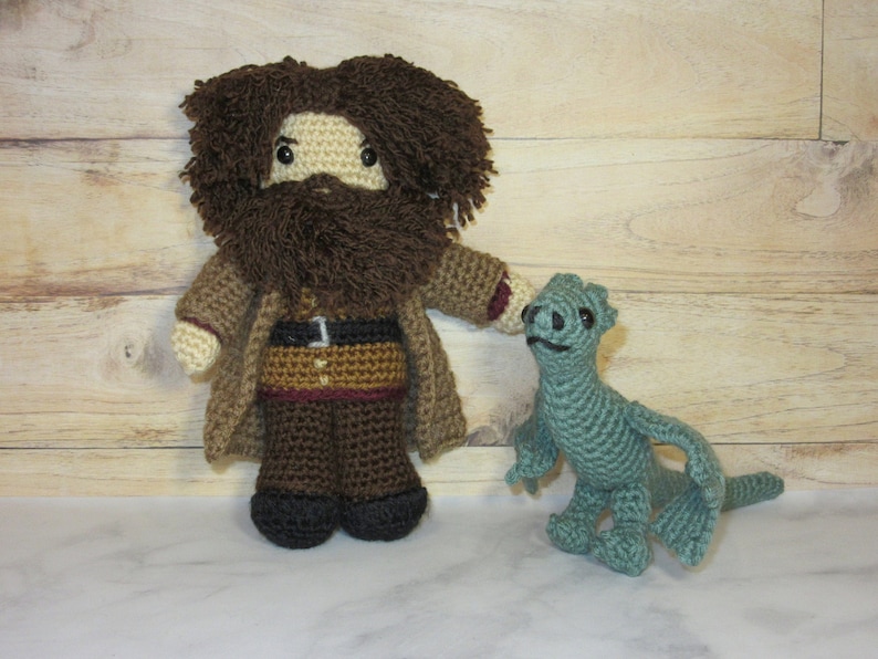 Hagrid Magical Mates Amigurumi Crochet Doll Harry Potter image 1
