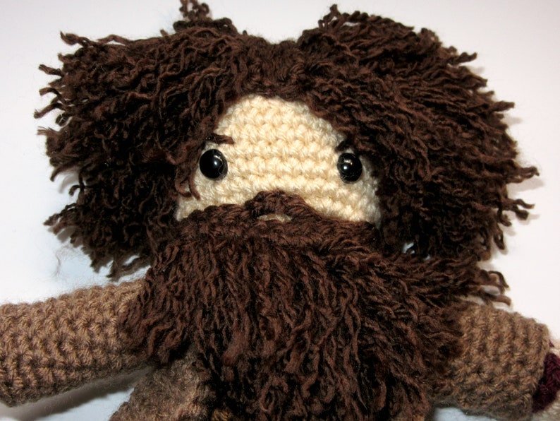 Hagrid Magical Mates Amigurumi Crochet Doll Harry Potter image 5
