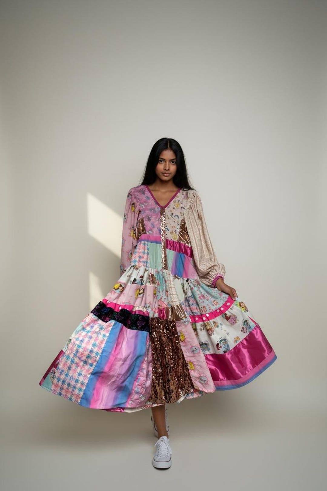 Dazzling Handmade Princess Patchwork Dress - Etsy