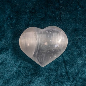 Selenite Small Heart