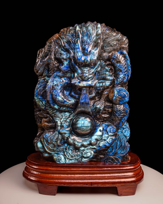 ラブラドライト ドラゴン ギャラリー ラブラドライト ドラゴン - Etsy 日本