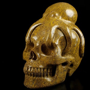 Elephant Skin Jasper Skull