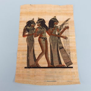 The Three Musician Women Egyptian Papyrus