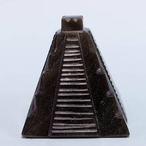 Golden Sheen Obsidian Pyramid