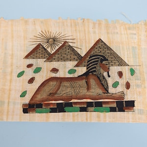 Sphinx Egyptian Papyrus