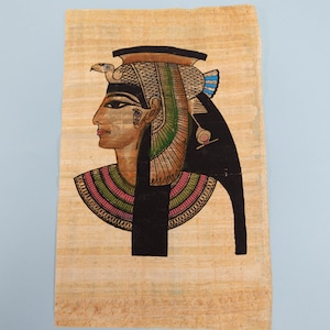 Queen Cleopatra VII Egyptian Papyrus
