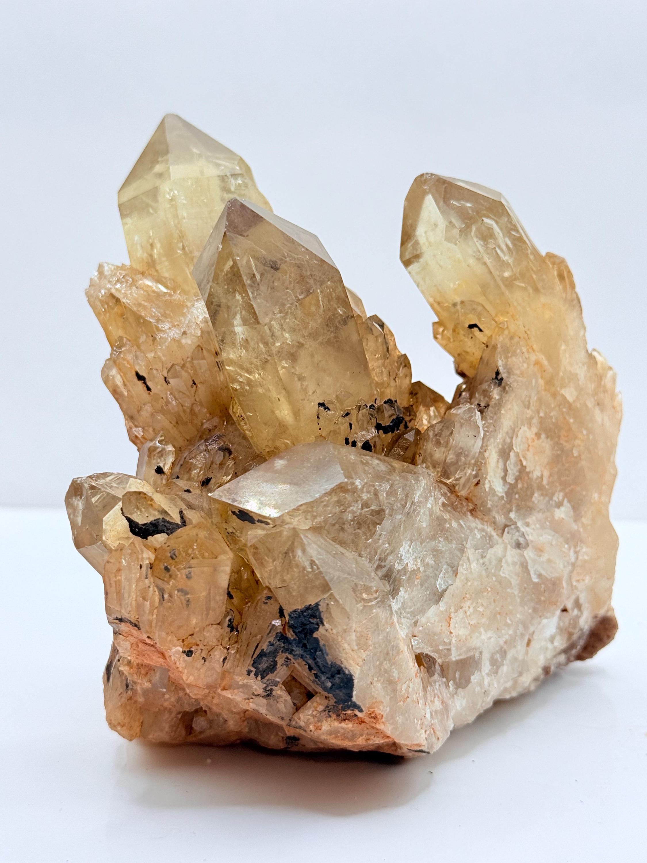 天然スモーキーシトリンクラスター ポイントB - Etsy 日本