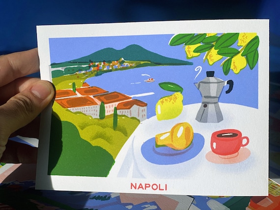 ITALY Naples fine-art mini print !