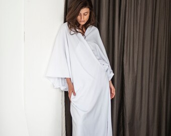 Robe d’été tricotée, robe longue, robe décontractée, robe surdimensionnée, robe d’été, gilet long, robe en coton, robe atuko, robe, caftan