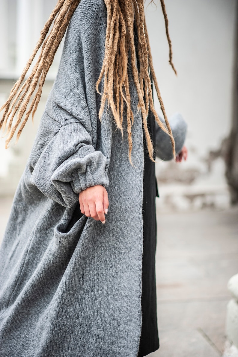 oversized shawl sweater