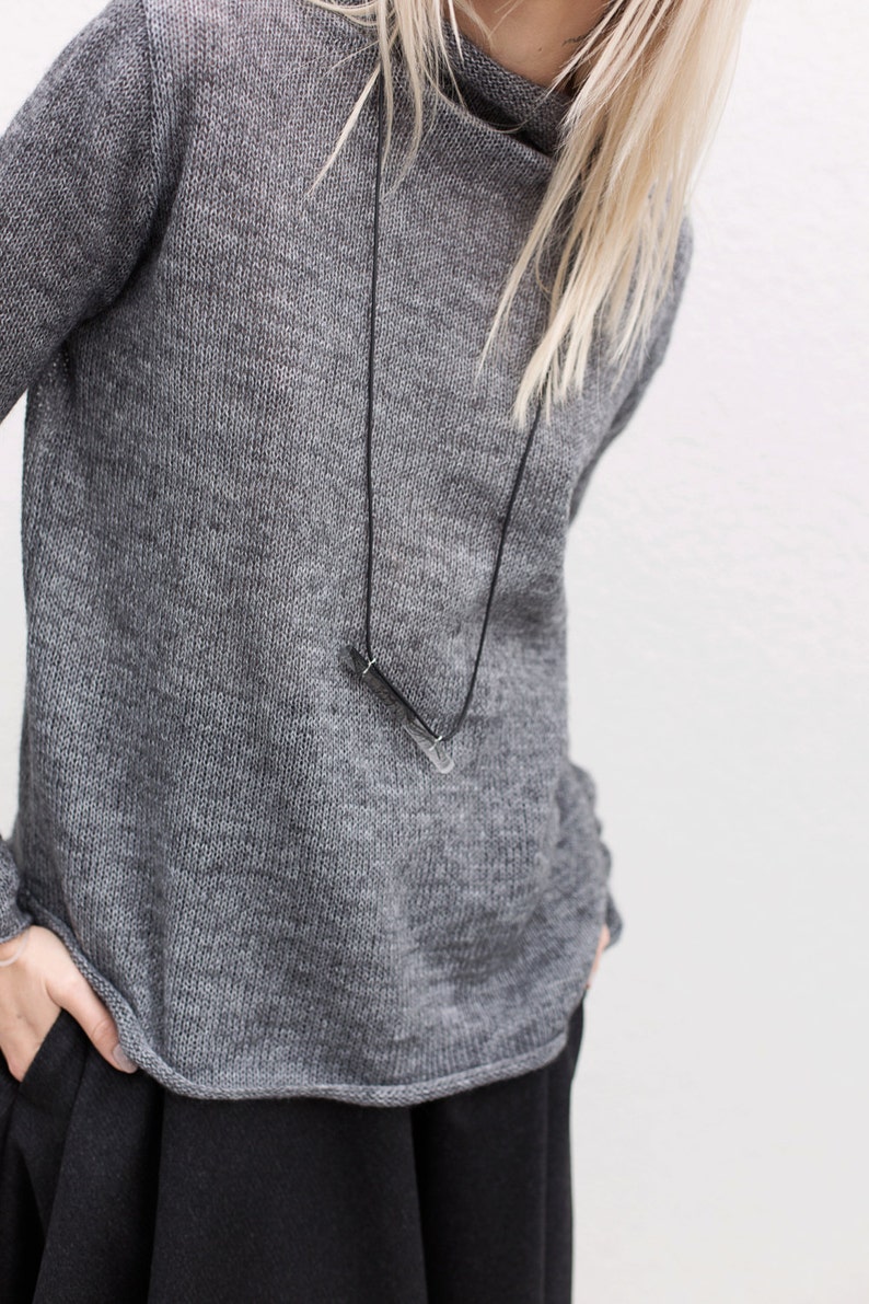 relaxed fit wool jumper
