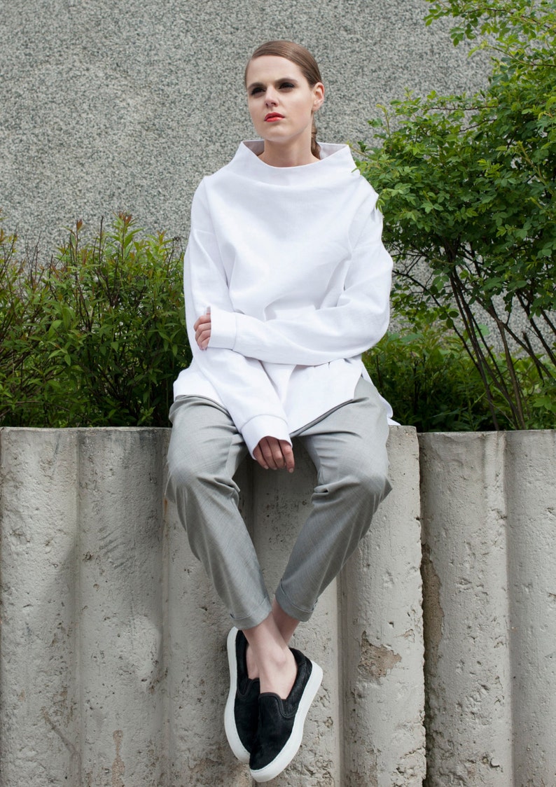 olive turtleneck
