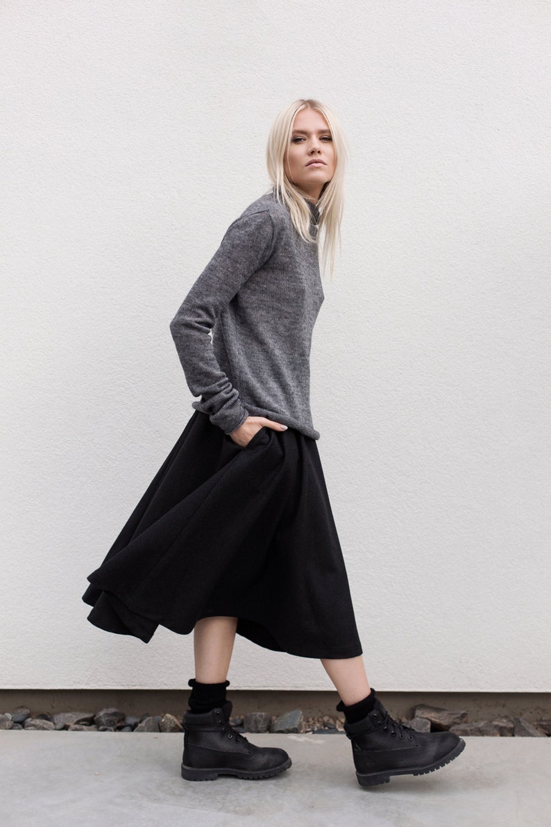 relaxed fit wool jumper