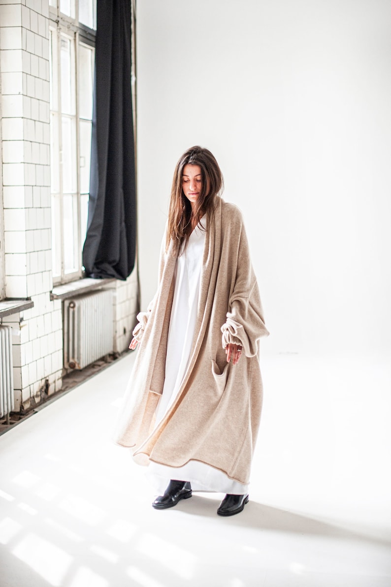 oversized shawl sweater