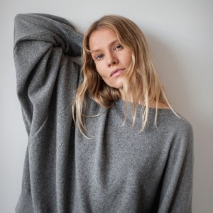 oversized lightweight sweater, loose sweater, oversize jumper, knitted jumper, minimalist casual jumper, one size sweater, lightweight